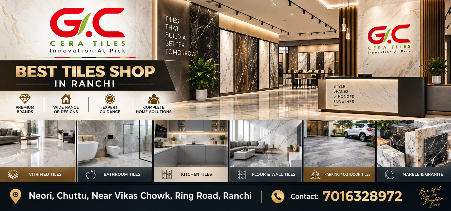 Best Floor Tiles & Granite Supplier in India | Ganesha Ceramics LLP (GC Tiles)