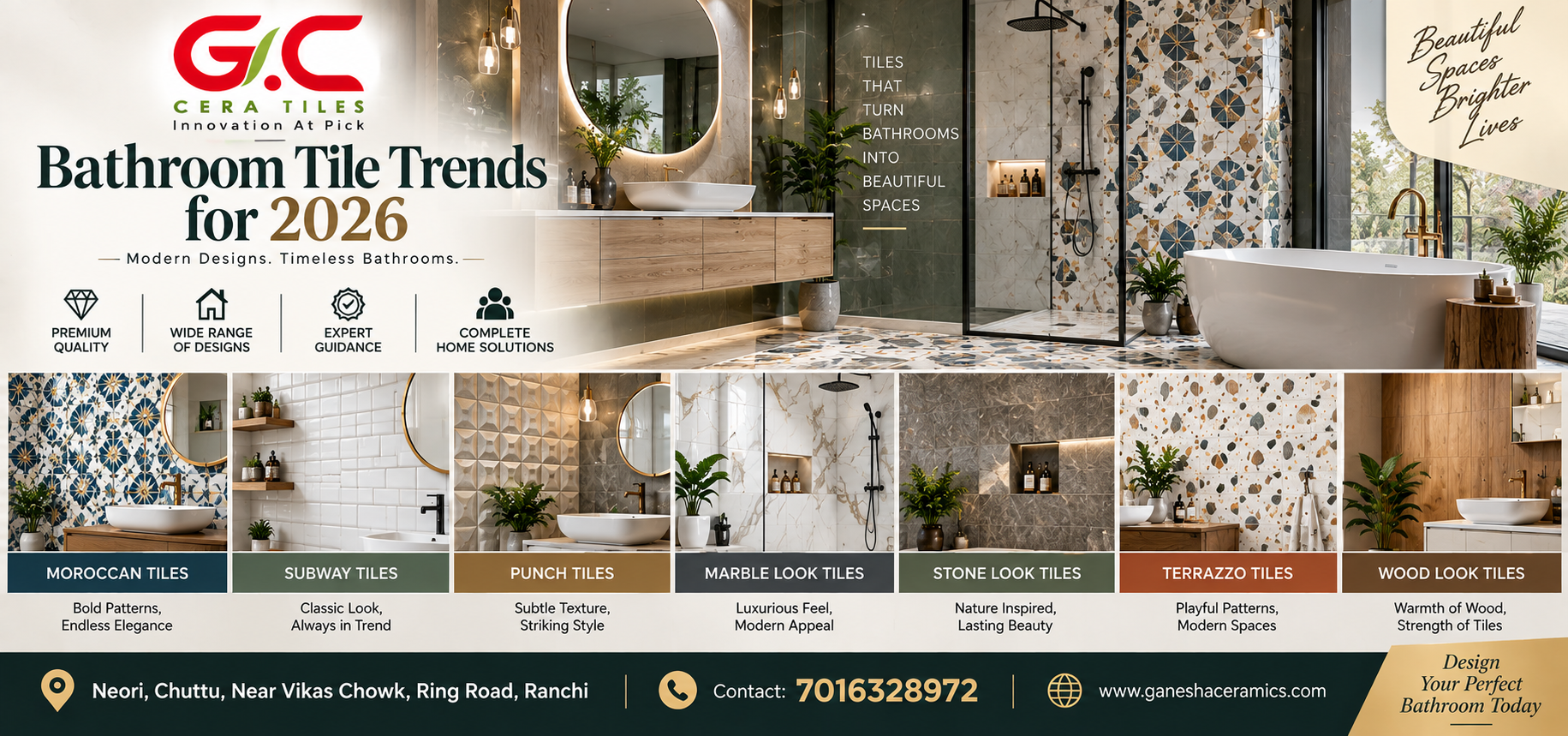 Bathroom Tile Trends for 2026